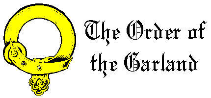 The Order of the Garland - Badge
